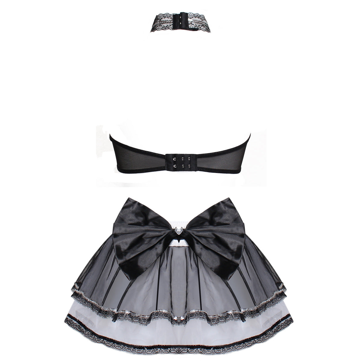 Sexy French Maid Lingerie Costume Set