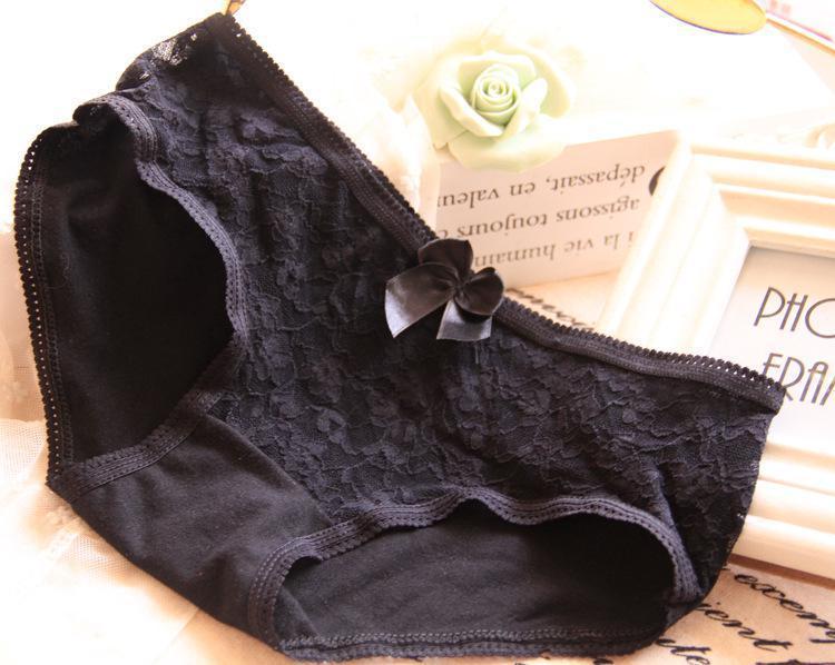 Panty hipster confortable avant en dentelle