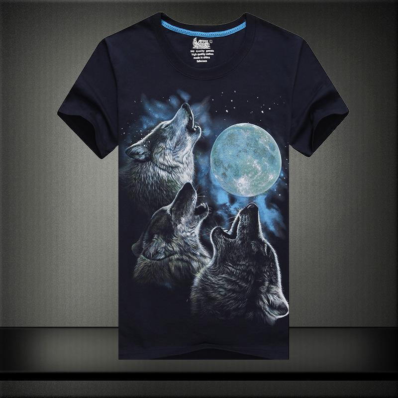 Camisa de tres lobos de los aulladores de la luna