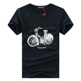 Camiseta gráfica retrô de bicicleta