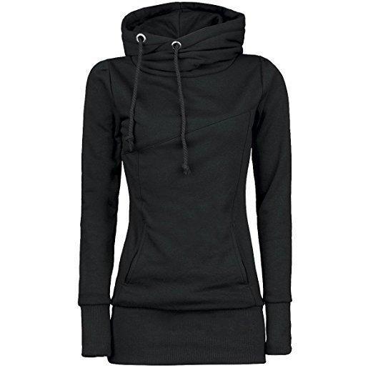 Trendy side tie trekkoord hoodie