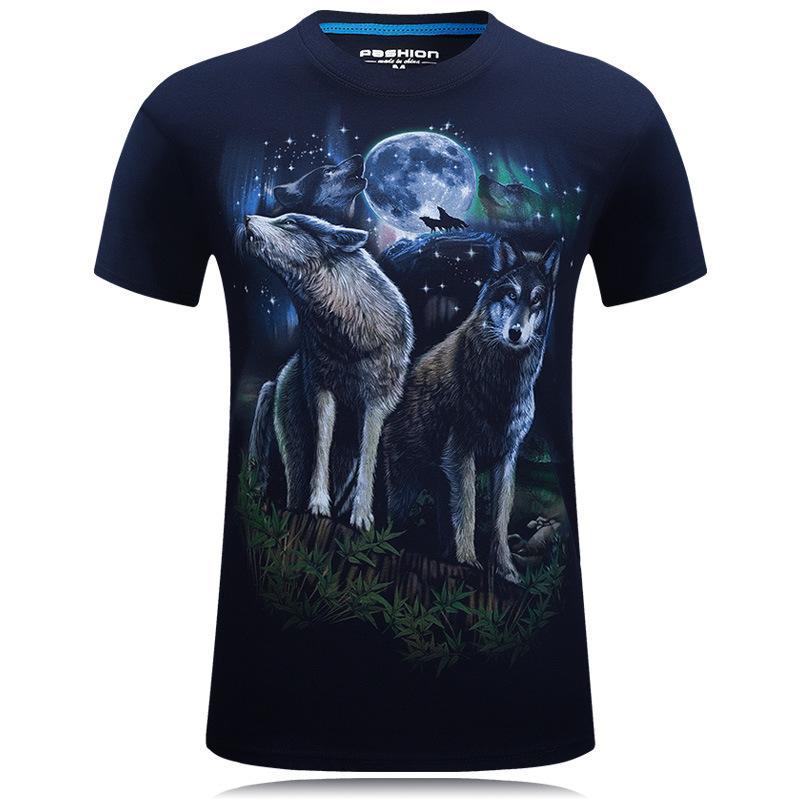 Chemise de décor duo wolf hurlante