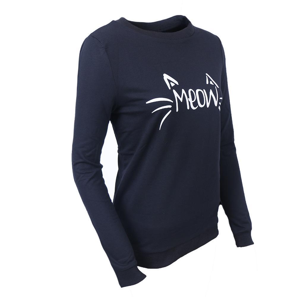 Cute Meow Kitty Cat Sweater - Theone Apparel