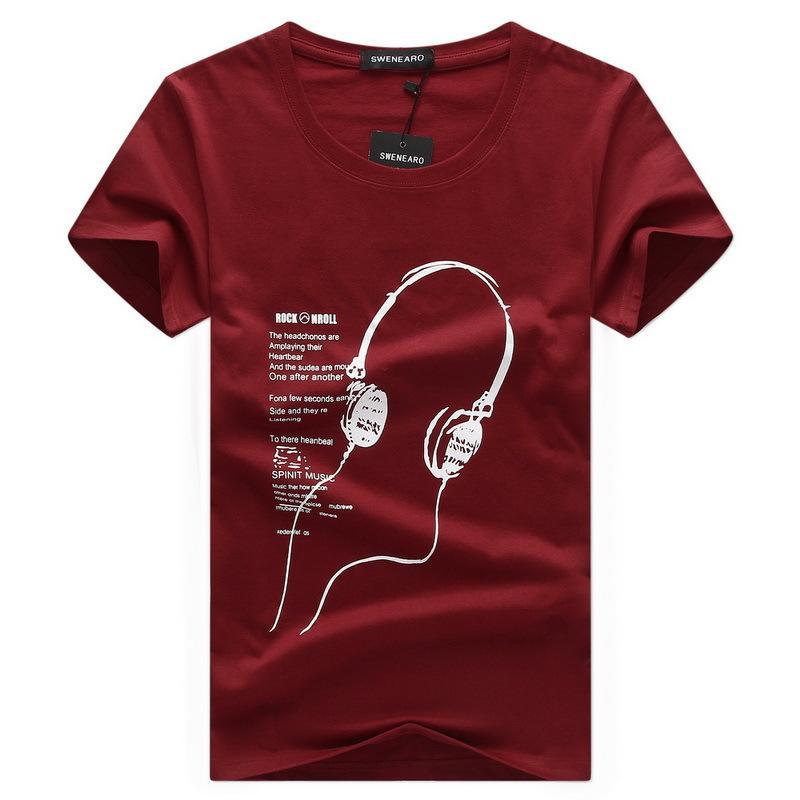 Camiseta con auriculares Music is Life