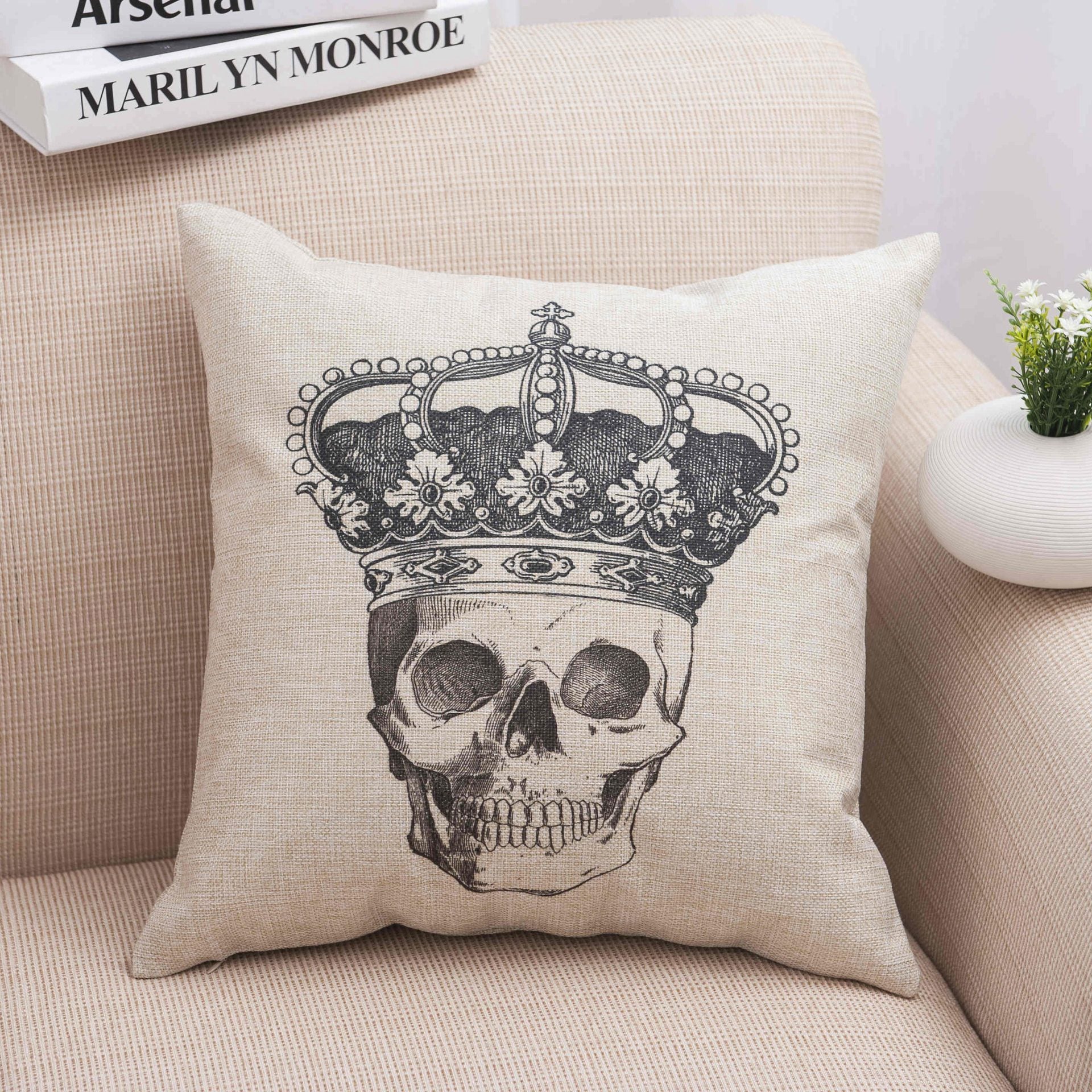 Day Of The Dead Skull Pillow Covers - Theone Apparel