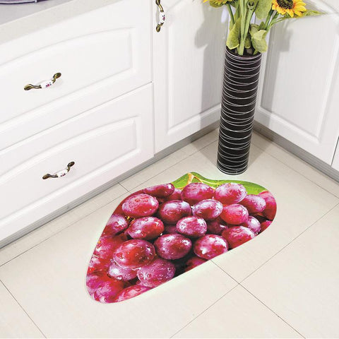 Flavors of Fruit Cutout Kitchen Mat - Theone Apparel