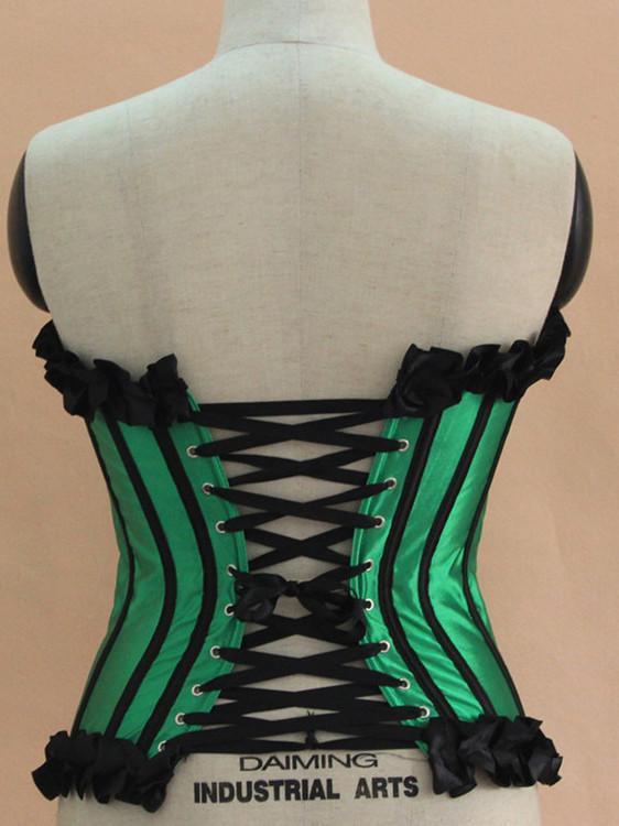 Frills & Stripes Lingerie Corset Top - Theone Apparel