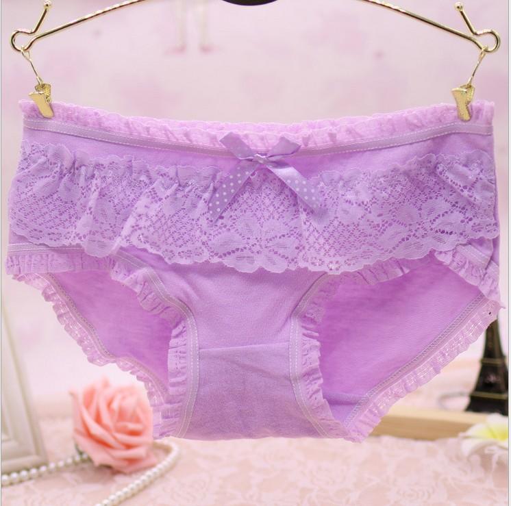 Girly Lace and Ruffles Bikini Panty - Theone Apparel