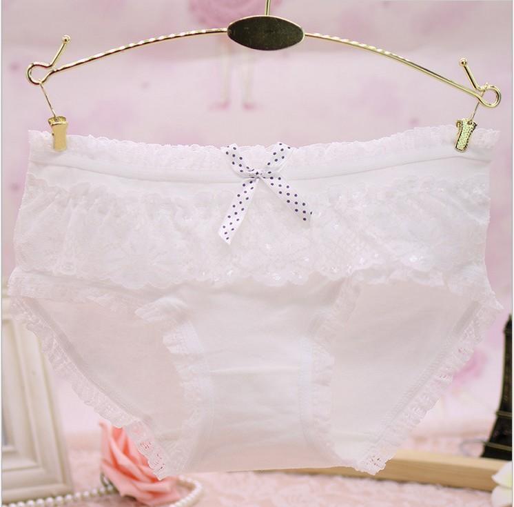 Girly Lace and Ruffles Bikini Panty - Theone Apparel