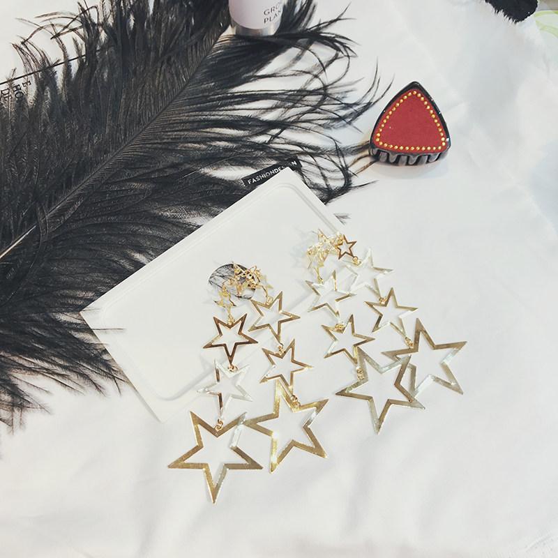 Pendientes colgantes Goldie Star Spectacle