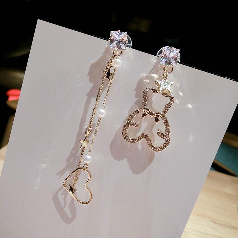 Boucles d'oreilles adorables en or or