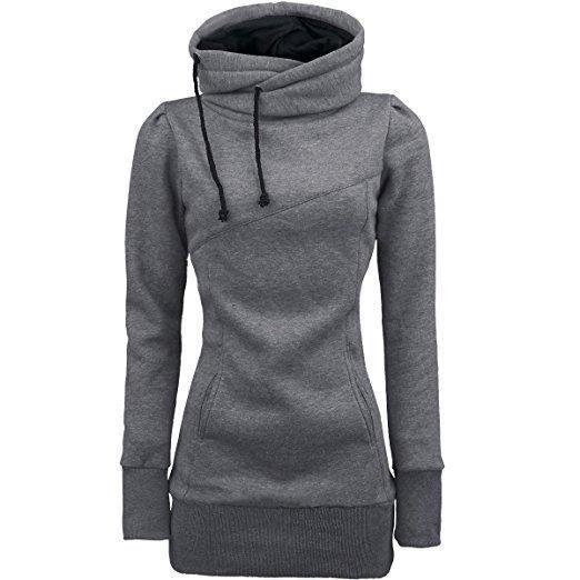 Trendy side tie trekkoord hoodie