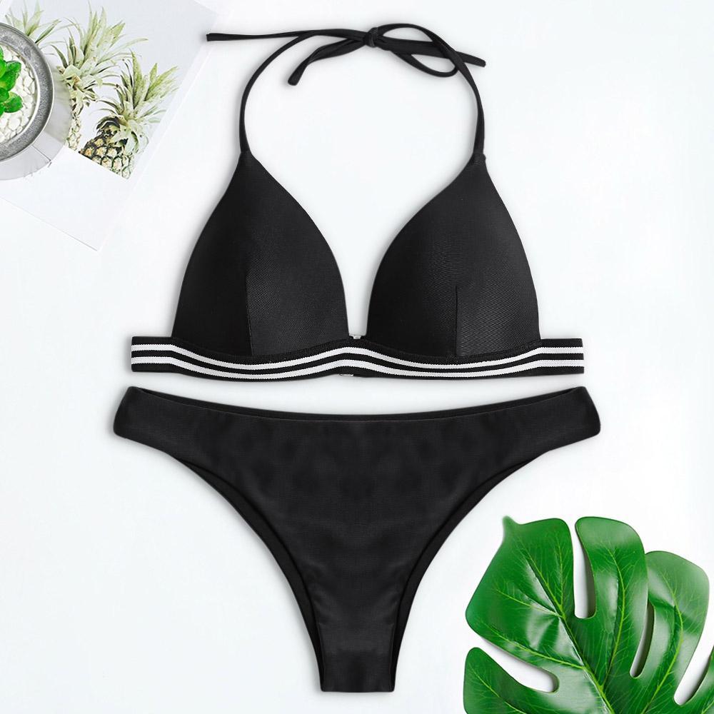 Halter Neck Ladies Bikini Set