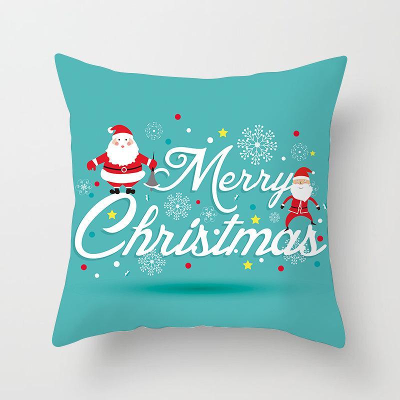 Ice Blue Christmas bertema sarung bantal