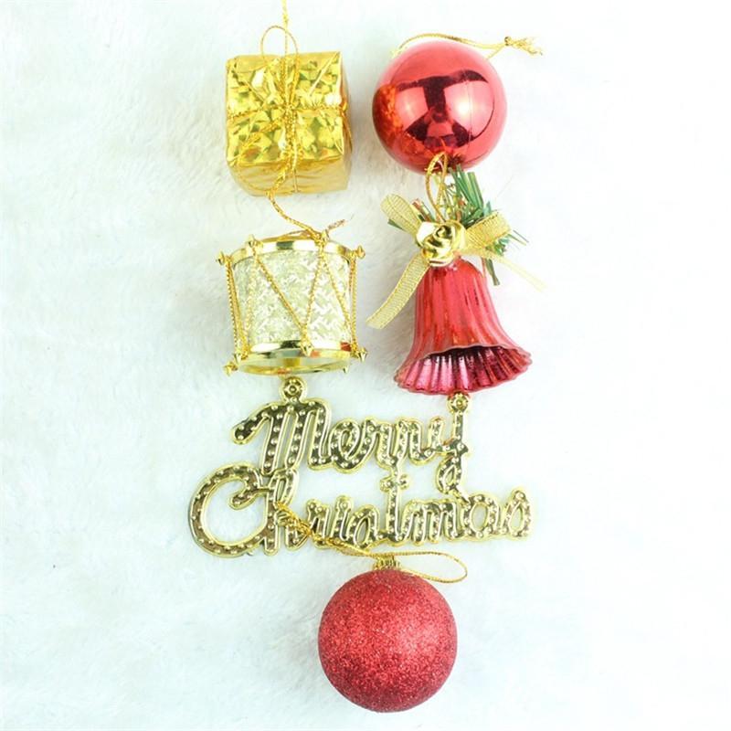 Decorações de árvores de sino de Natal Jolly