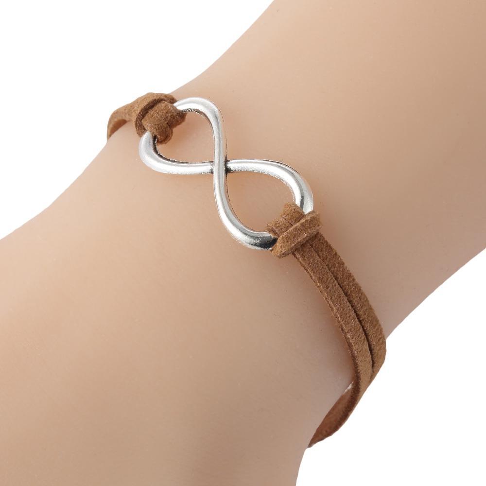 Eenvoudige wollen armband voor dames