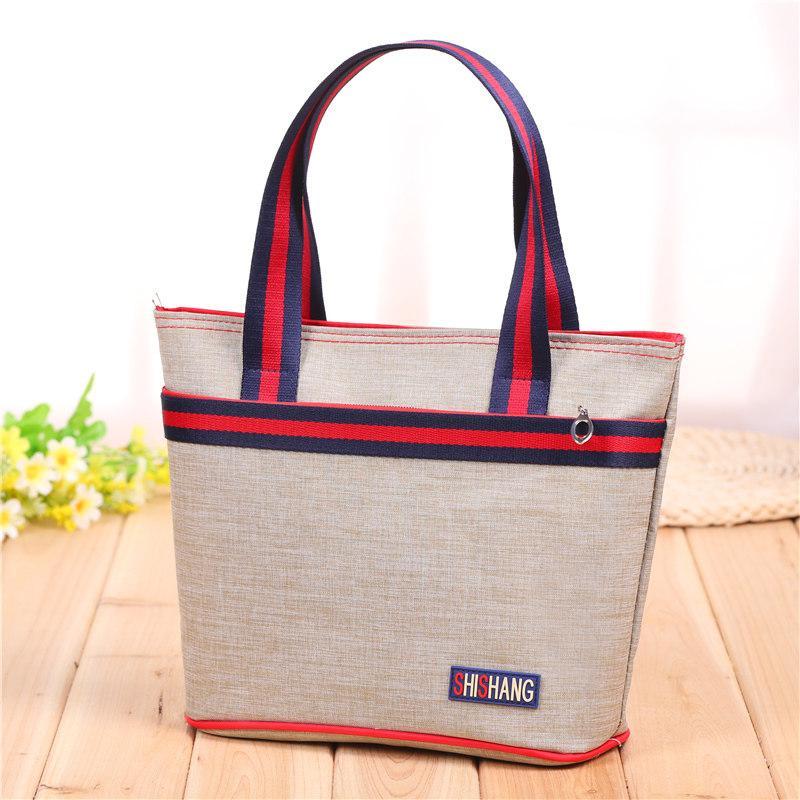 Strappy Shopper Tote Handbag