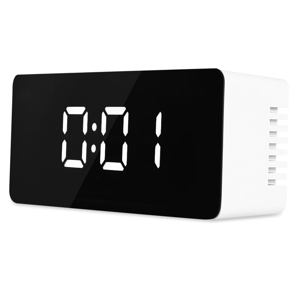 LED Time and Temperature Mirror Clock