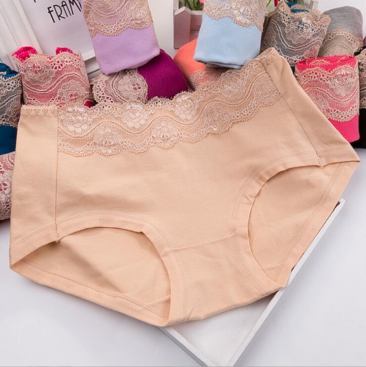 Lace Top High Rise Hipster Panty-Nude-Theone Apparel