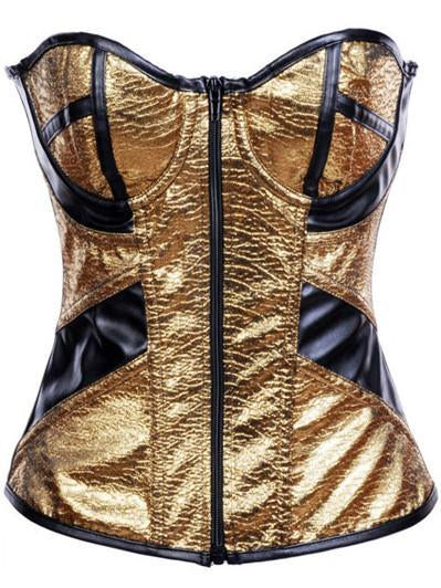 Lace Up Full Cup Corset Top - Theone Apparel