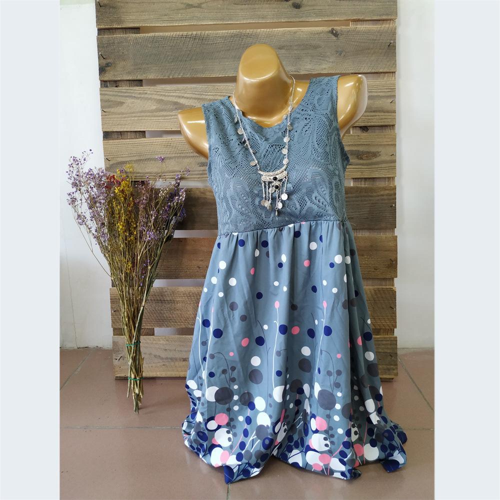 Robe d'été sans bretelles de Lacy Dots