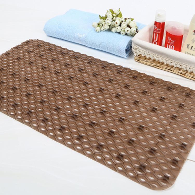 Grand tapis de bain à masse non glissé rectangulaire