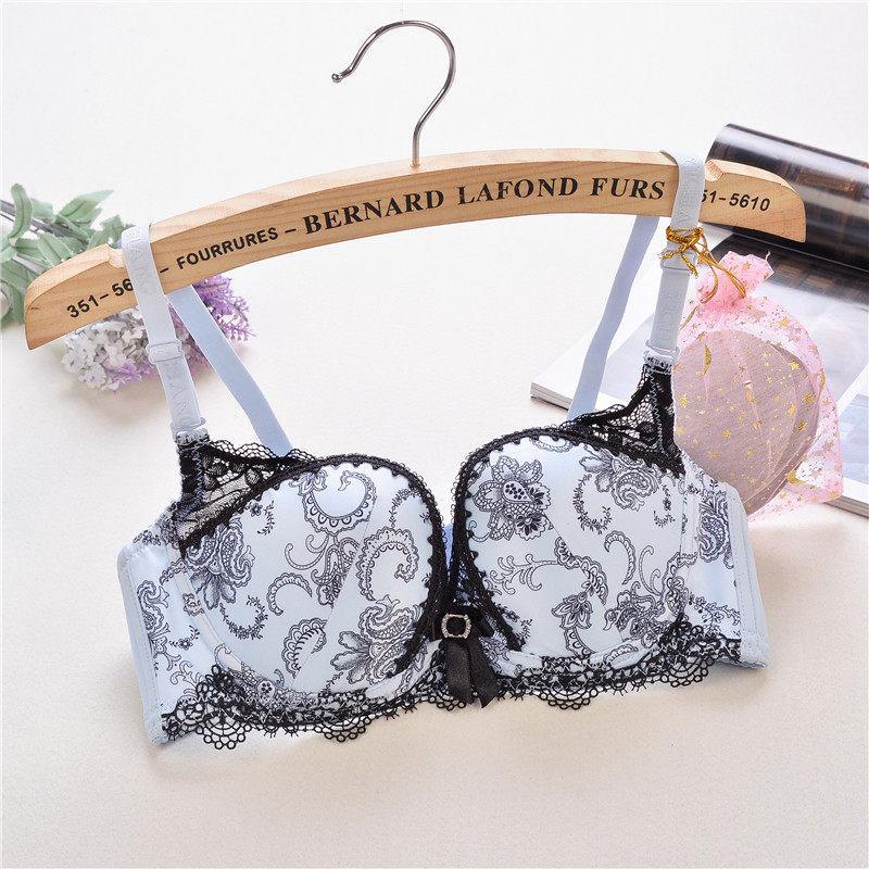 Paisleys y encaje Fashion Bra