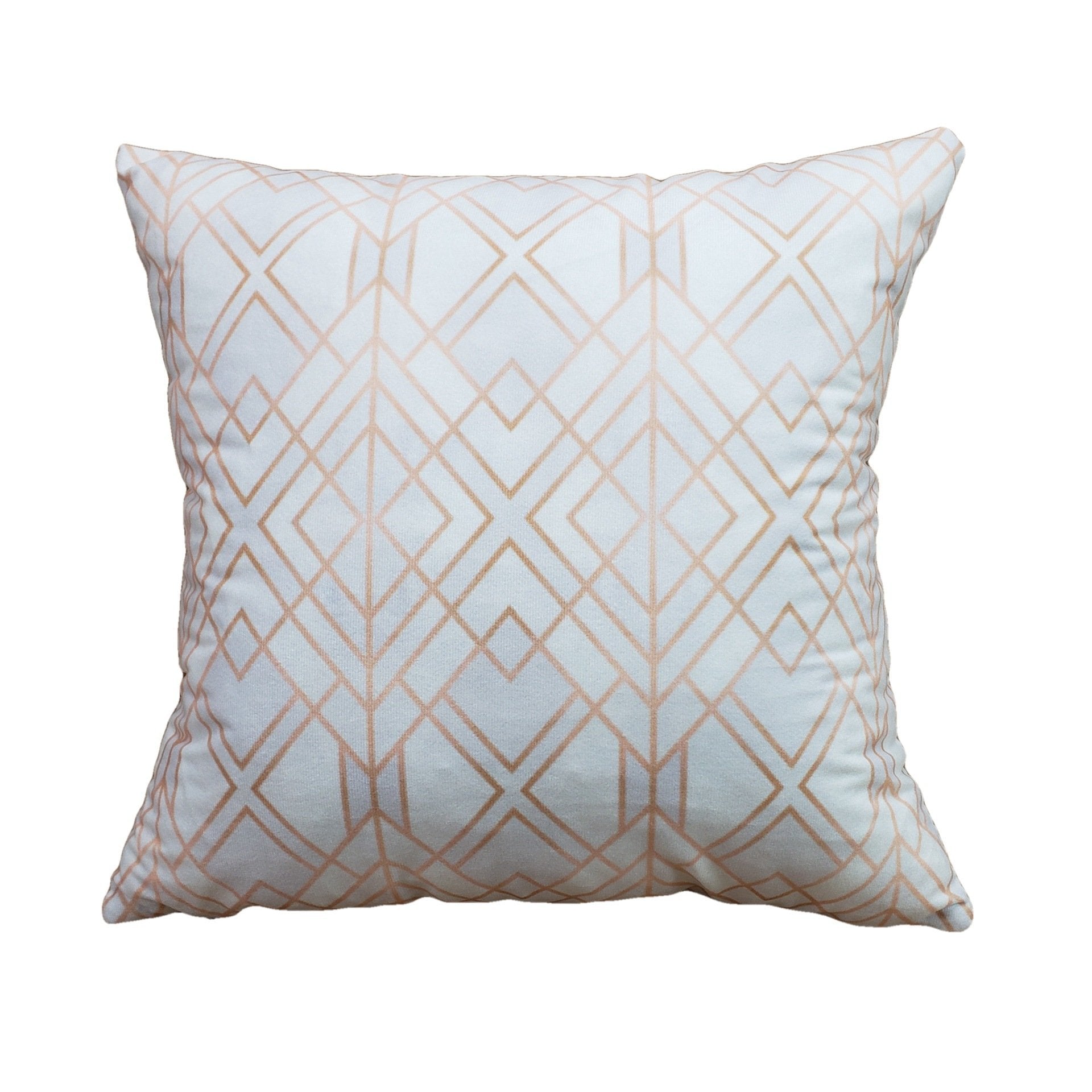 Luxurious Geo Spliced Pillow Covers