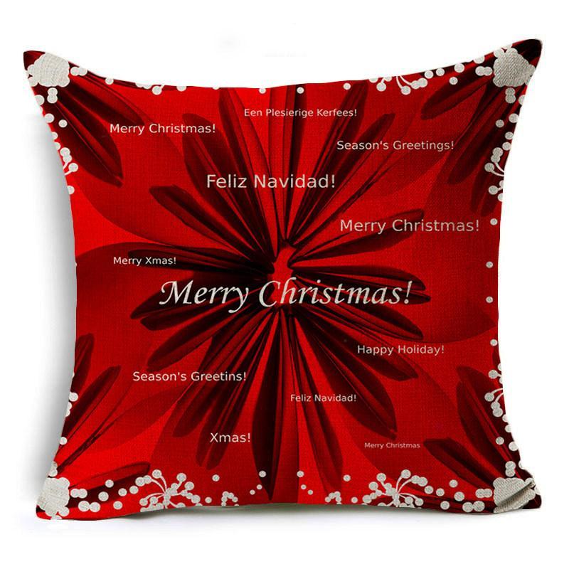 Merry Christmas Holiday Pillow Covers