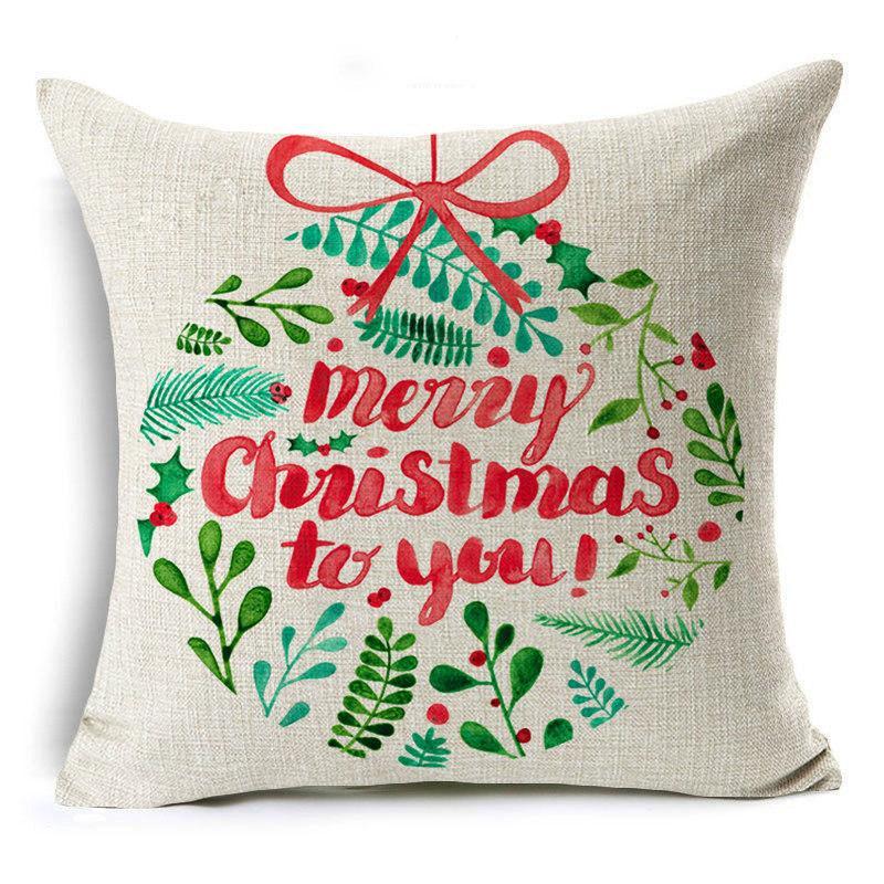 Merry Christmas Holiday Pillow Covers