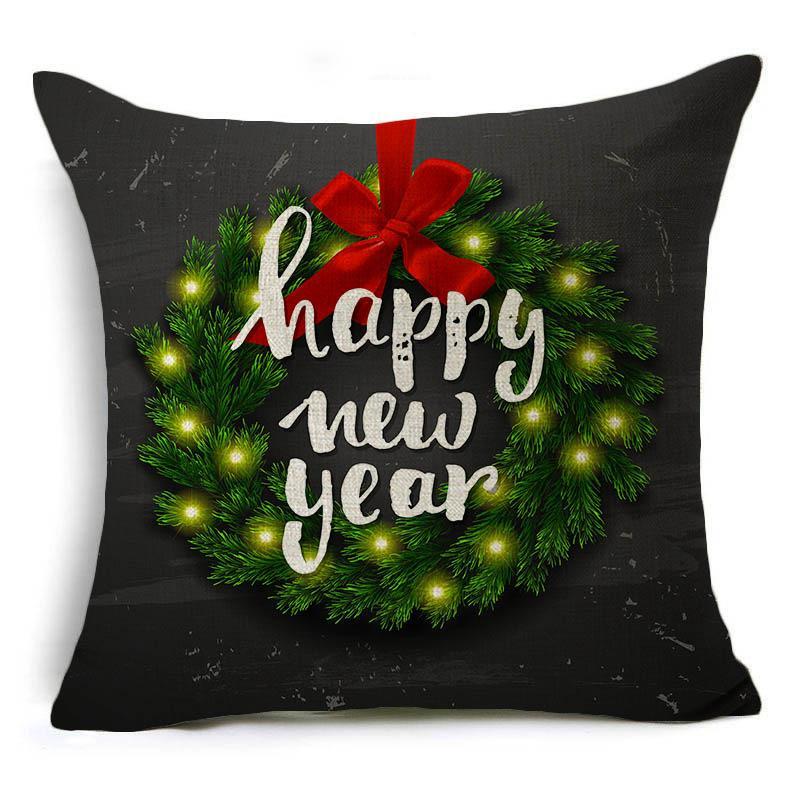 Merry Christmas Holiday Pillow Covers