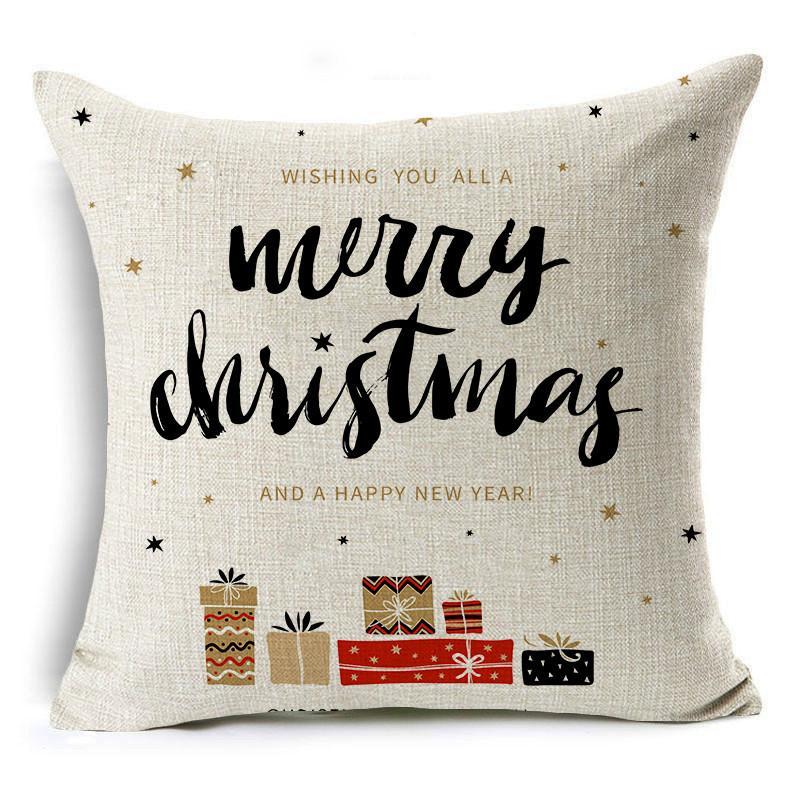 Merry Christmas Holiday Pillow Covers