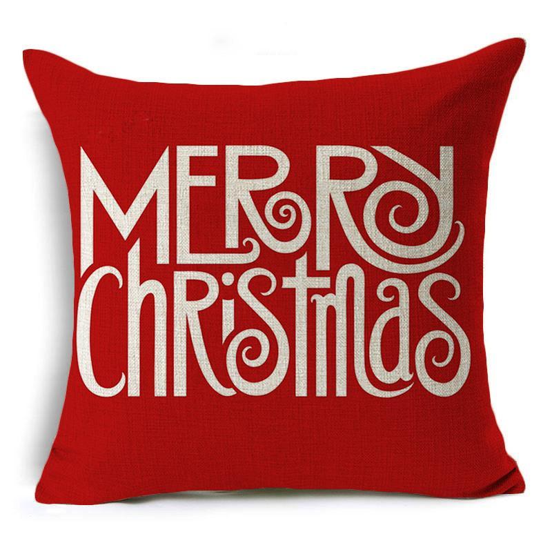 Merry Christmas Holiday Pillow Covers