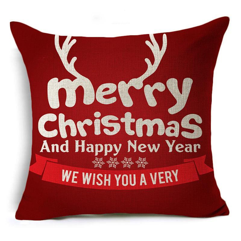 Merry Christmas Holiday Pillow Covers