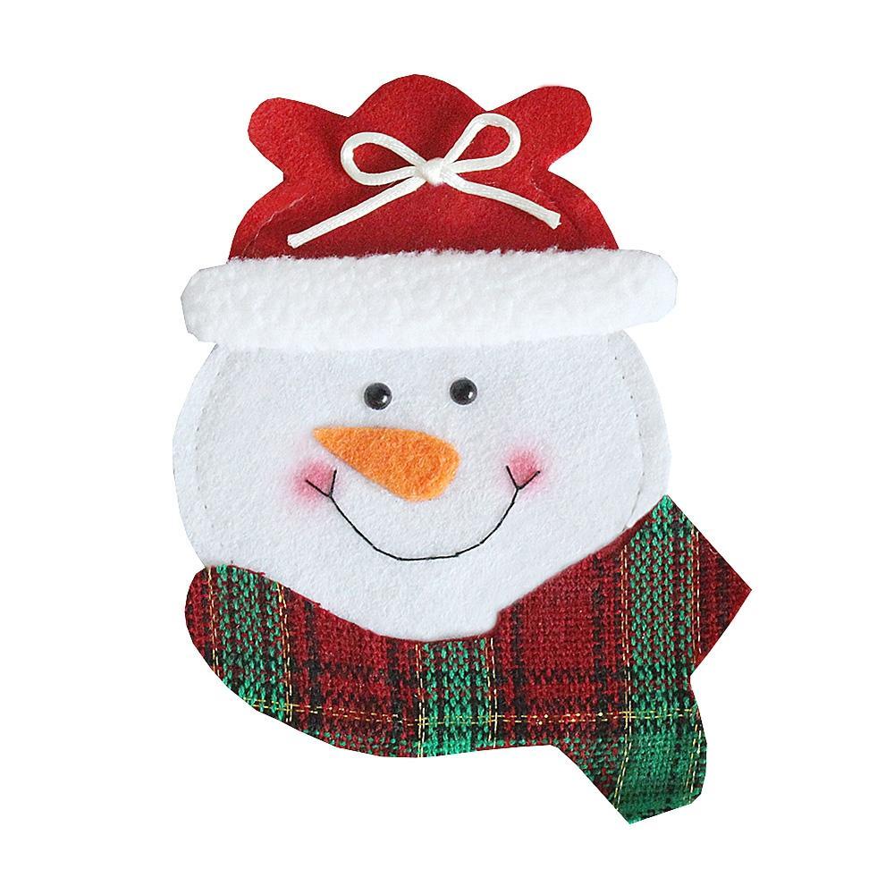 Buon Natale Snowman Posate Borsa