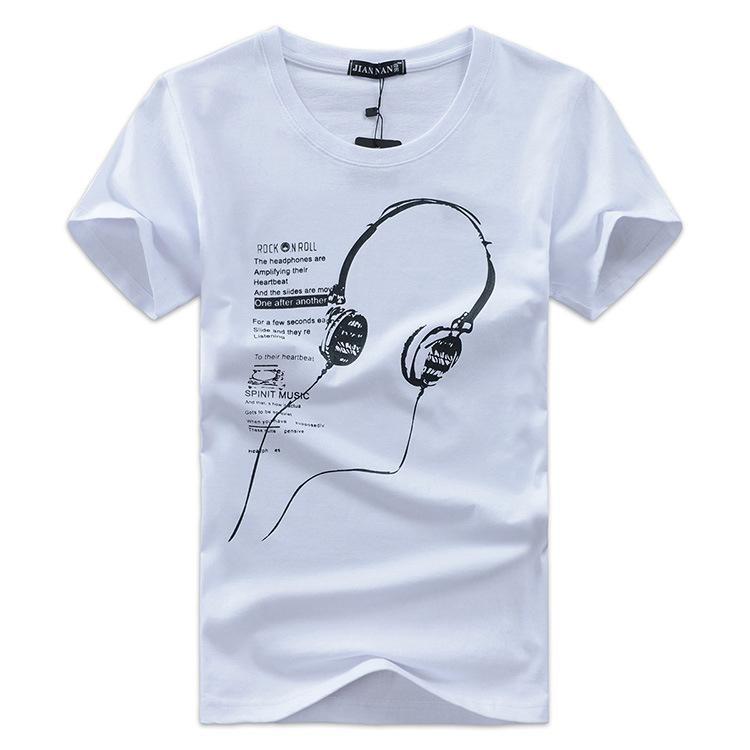 Musik ist Leben-Kopfhörer-Shirt