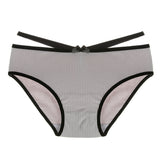 Opaque Low Rise Panties mit String-Taillenband