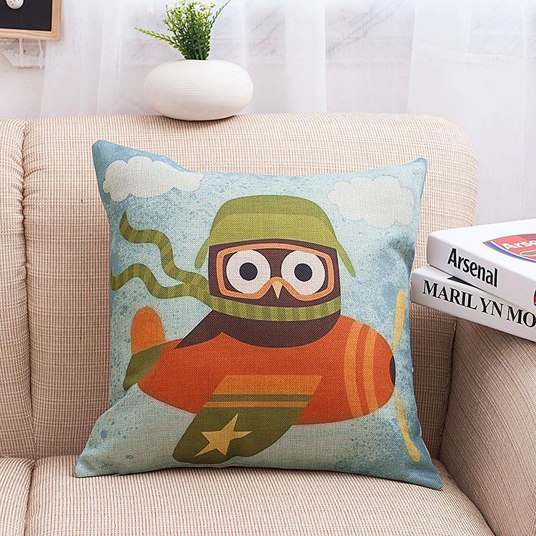 Owl Cuties Kids Square Pillow Capa