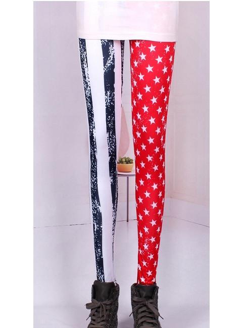 Patriotische sterren en strepen Fashion Leggings