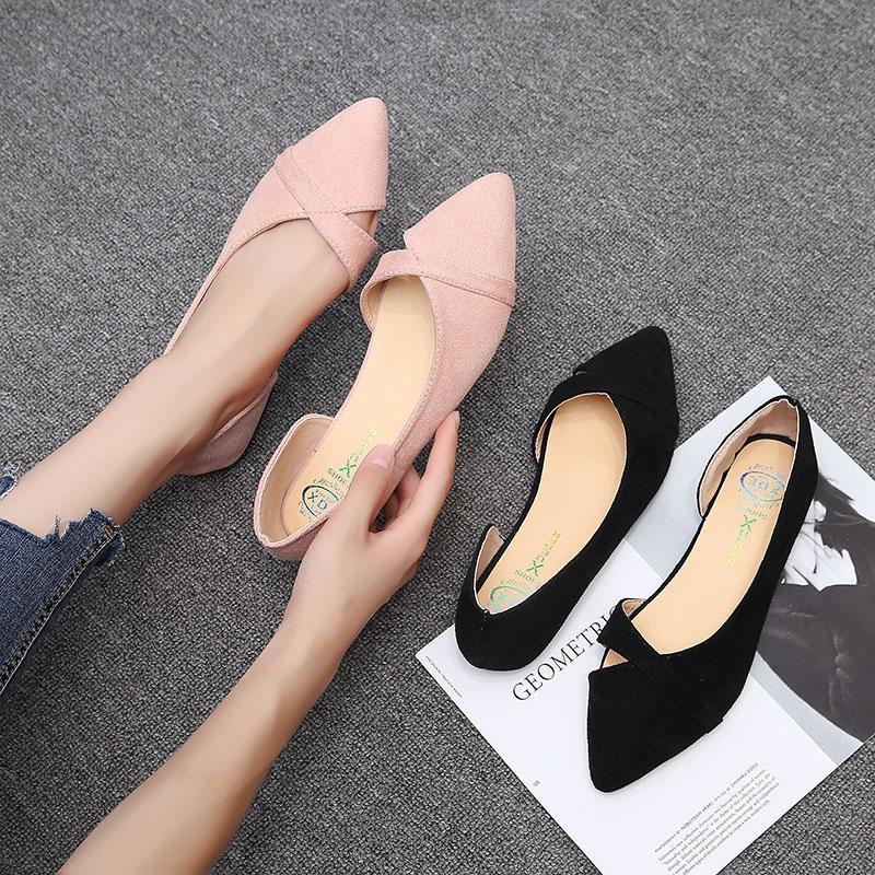 Peekaboo Cutout D'Orsay Flats