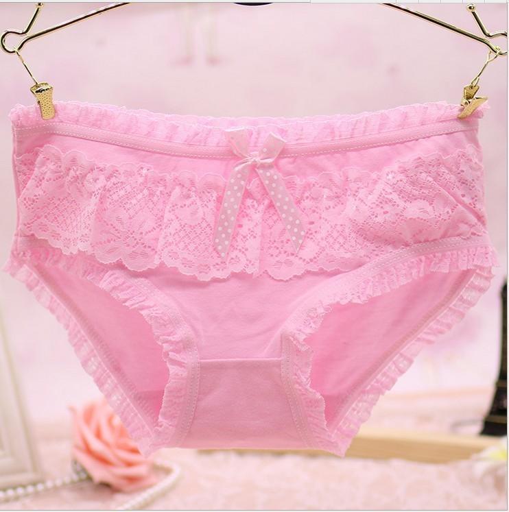 Girly Lace and Ruffles Bikini Panty