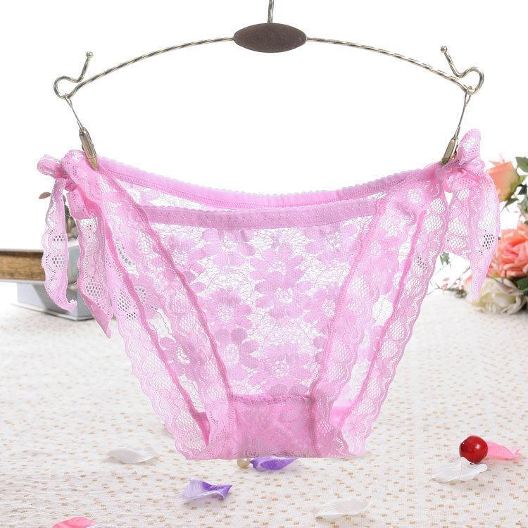 Hip Tie Sheer Lace Panty