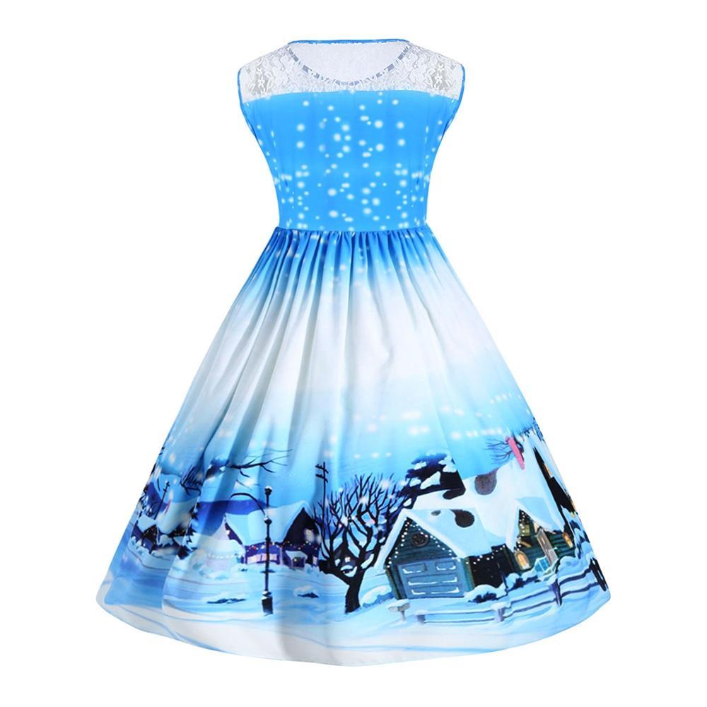 Plus Size Vintage Christmas Ball Dress