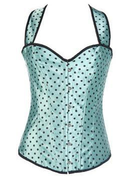 Haut du corset à pois