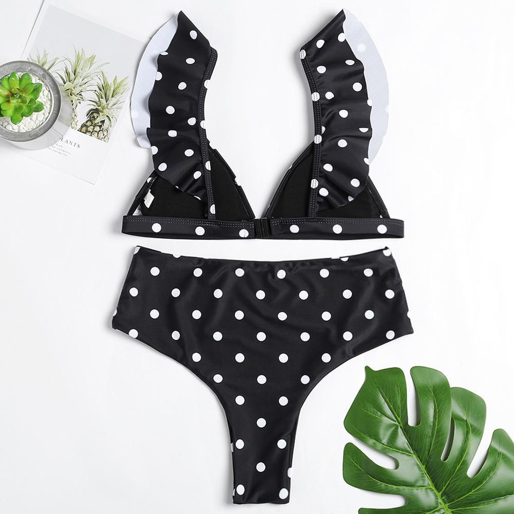 Polka Dot High Waist Bikini