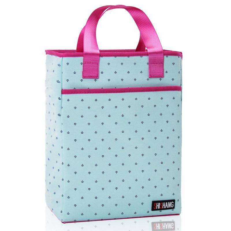 Stampato preppy tote borse extra alte