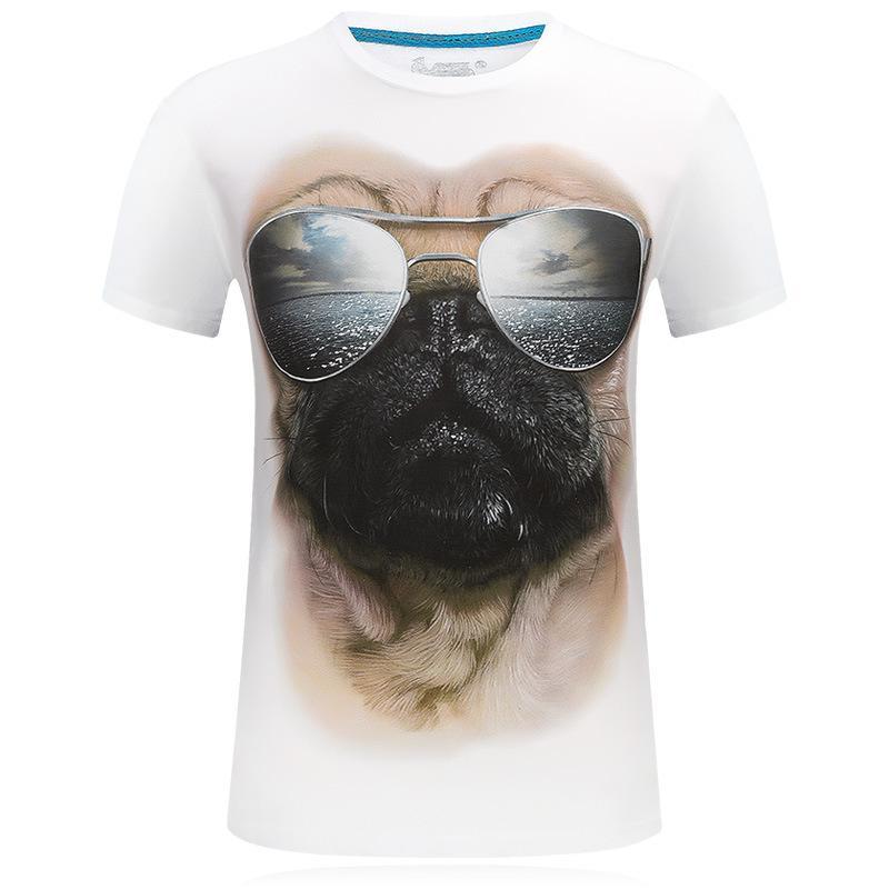 Camisa de cara tonta con sombras Pug