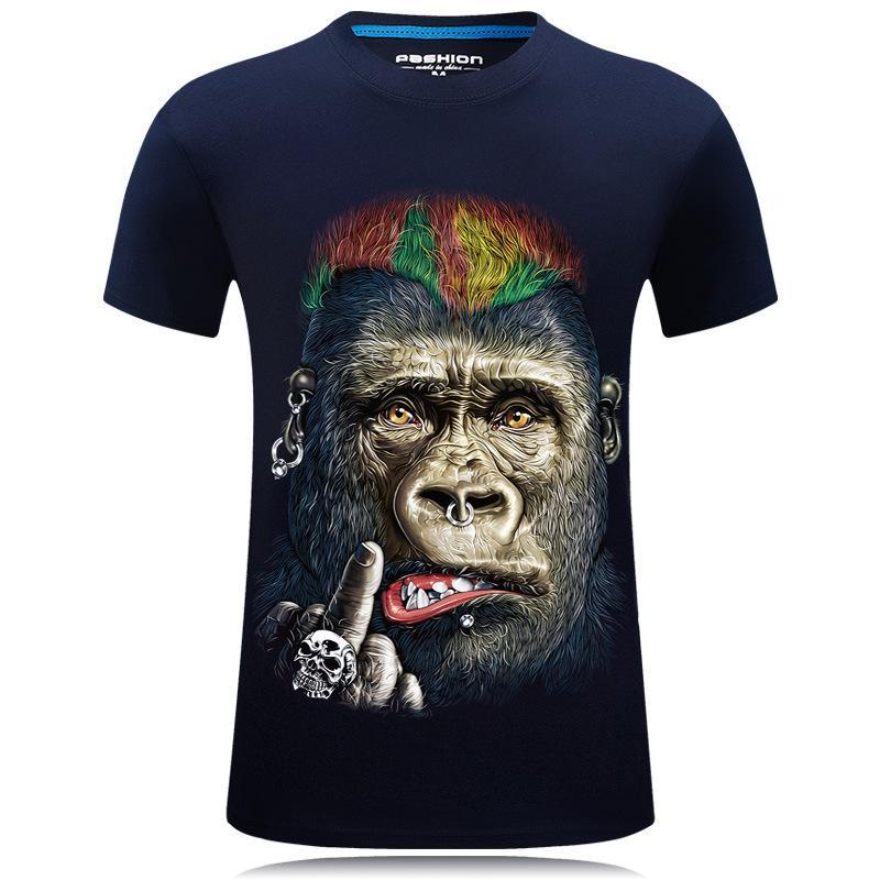 Punk Rock Gorilla Face Shirt