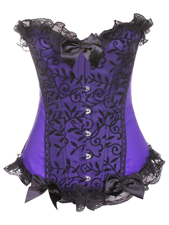 Lacy bows corset top