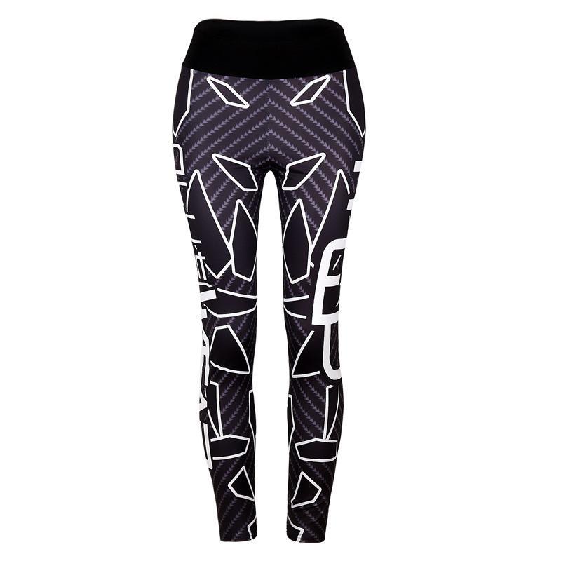 Rack It Up Stripe Print Workout Leggings